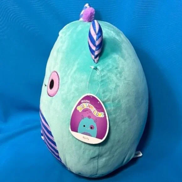 NWT ~ SQUISHMALLOWS ~ 12" RORTY THE MONSTER / ALIEN KELLY TOY - Picture 3 of 16